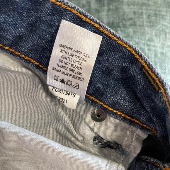 Ridgecut blue jeans work wear carpenters pants 42x32 denim relaxed fit - Picture 6 of 15